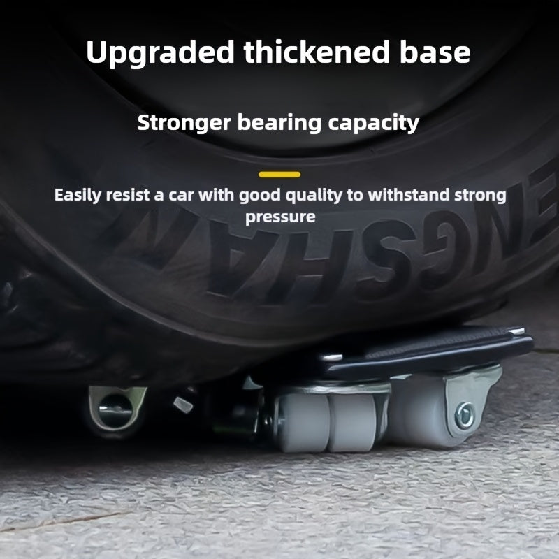 6-Piece Upgraded Furniture Dolly Set, Includes 4 Furniture Movers with 4 Wheels, 1 Pry Bar, 1 Pair of Gloves, Carbon Steel Panel Heavy-Duty Dolly, Furniture Lifter with 4 Universal 360° Swivel Rubber Wheels, Max Load 999.72