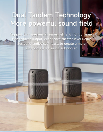 ZEALOT S32Pro 15W Wireless Speaker, Portable Bass, TWS Supports Dual Pairing, 3600mAh Battery, RGB Light, 10 Hours of Gaming Time, Loud Stereo, Charging Cable And Auxiliary Cable, Compatible With Memory Card/usb Insert, Suita