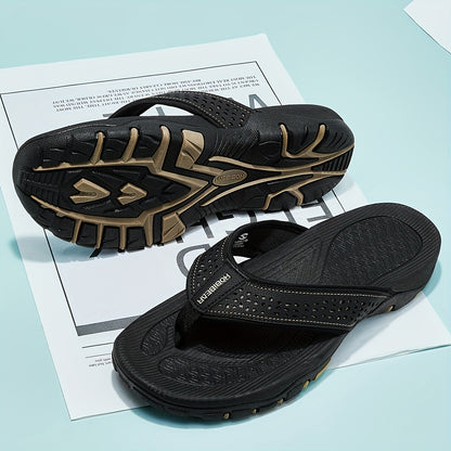 Sandálias retro sem atacadores para homem - Sola confortável em EVA, forro em tecido respirável, design de bico redondo para praia, caminhadas e uso casual - Calçado outdoor para todas as estações, sandálias com tiras