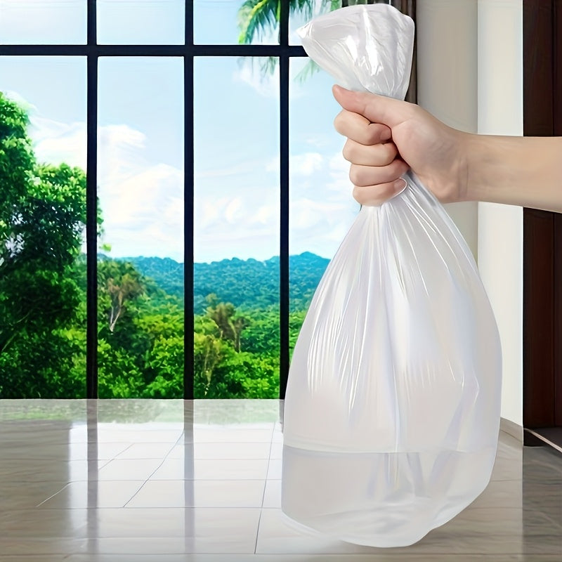 5 rolls100pcs Trash Bags, 9.99L Capacity (45.01x50.01 cm) - High-Quality, Leak-Proof, Multi-Purpose for Home, Kitchen, Office, School, Outdoor & Bathroom Use - Green Plastic Disposable Waste Bags