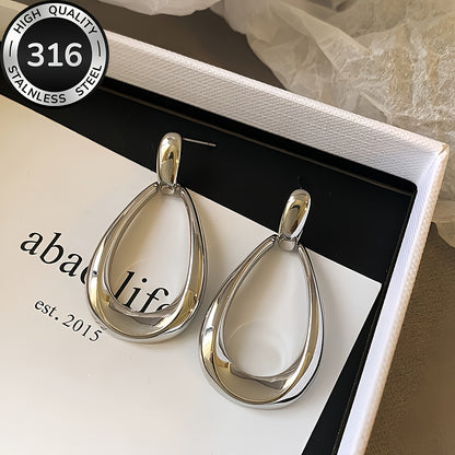High-Quality Stainless Steel Hypoallergenic Golden Water Drop Earrings, Fade-Resistant, Comfortable and Versatile, Simple and Elegant, Earring For Woman, Earring For Women, Earing For Women, Earring For Women Stylish, Elegant