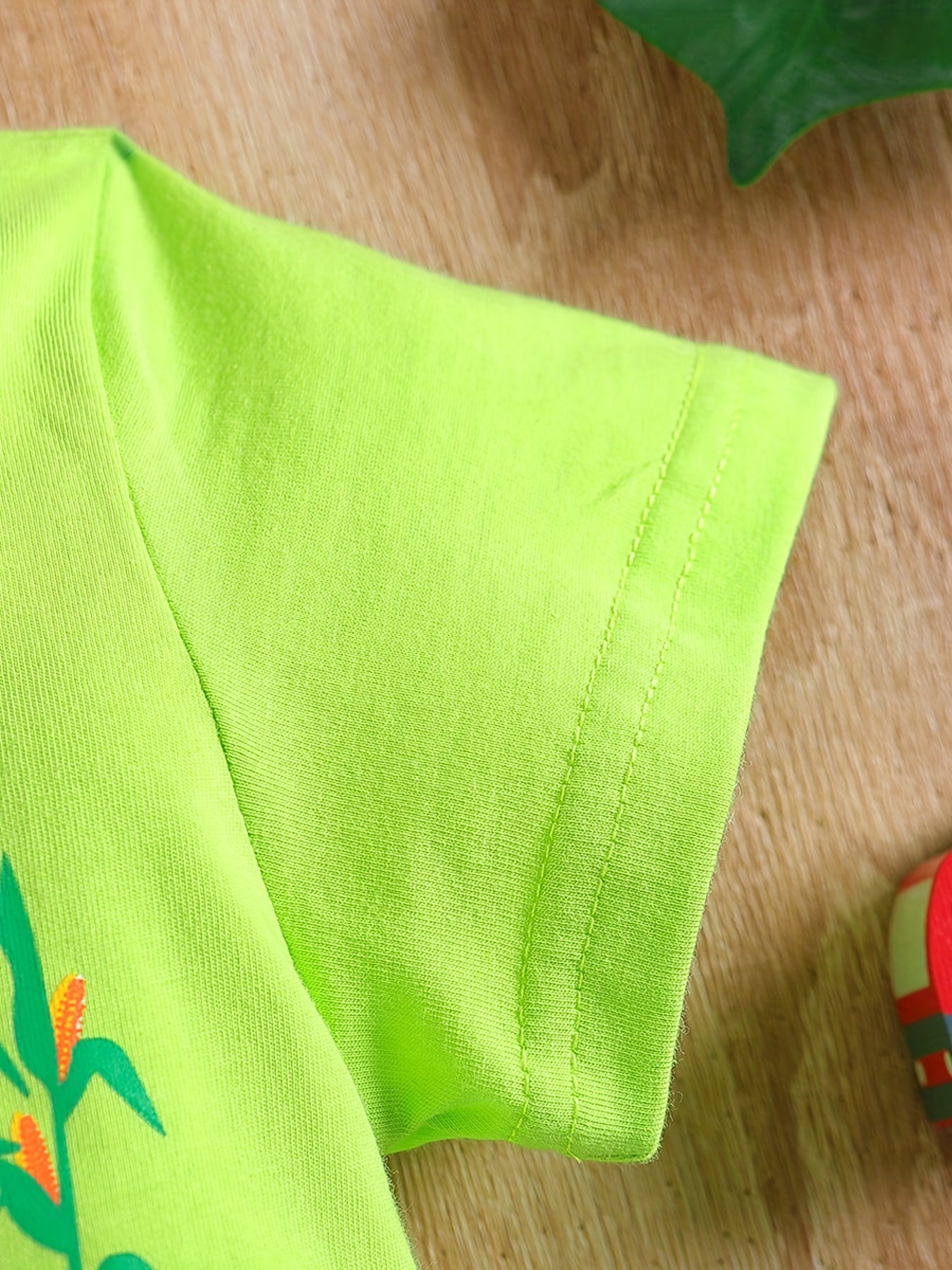 Boy's Tractors Print Casual Outfit Round Neck T-shirt & Shorts, Kids Summer Clothes Set For Daily And Outdoor Wear