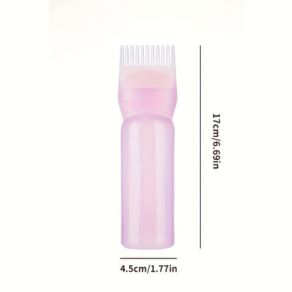 120ml Hair Dyeing Bottle with Comb Shampoo and Applicator Tool - Easy and Precise Hair Color Application