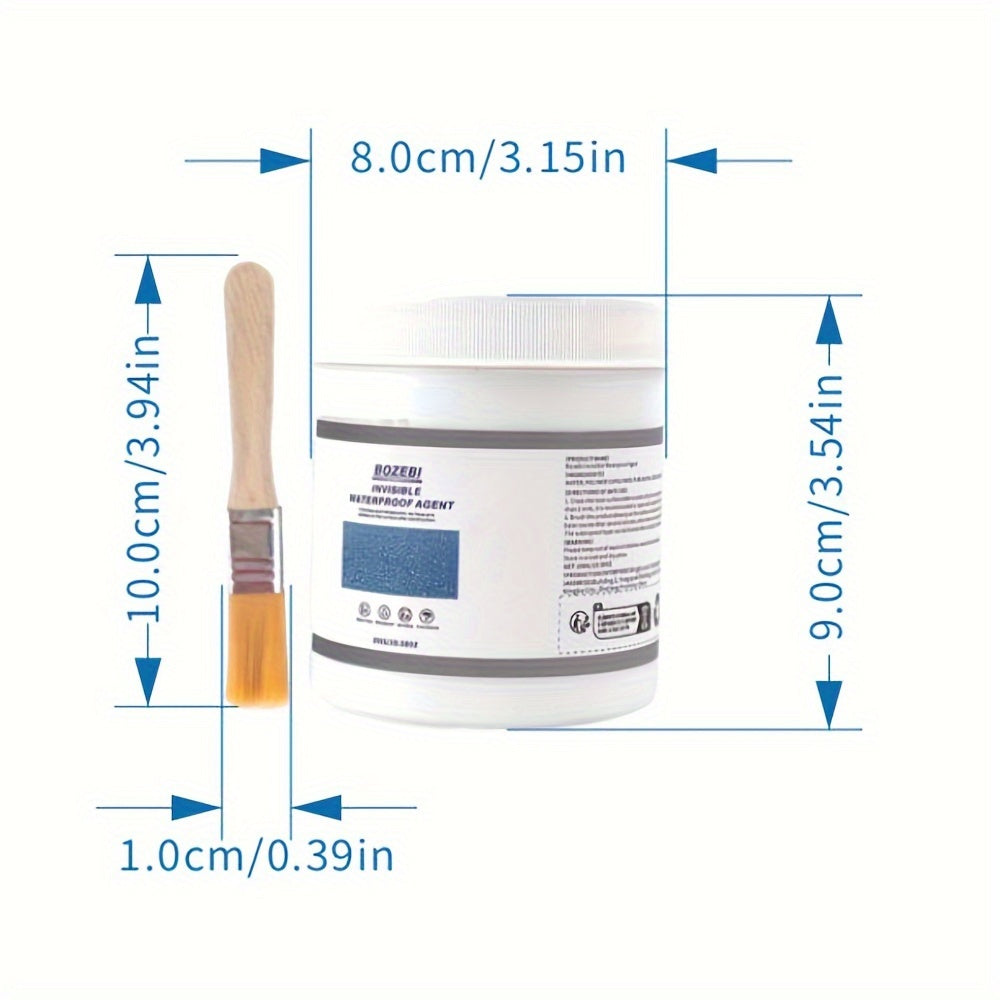 Adesivo invisível à prova de água, 1 unidade * 100g/300g, selante transparente à prova de água, selante de aderência super forte, agente invisível à prova de água e de fugas.