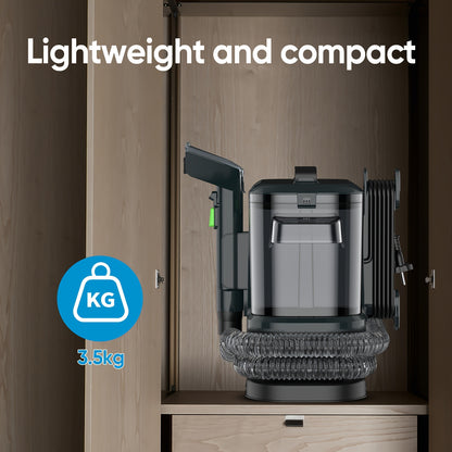 450W 12Kpa Powerful Carpet & Upholstery Cleaning Machine - Heavy-Duty Multifunctional Vacuum with Smart Wet/Dry Suction, Carpet/Car/Window/Wall/ Cleaner, Compact Corded Vacuum Cleaner for, Sofa,, Carpet (European Plug)