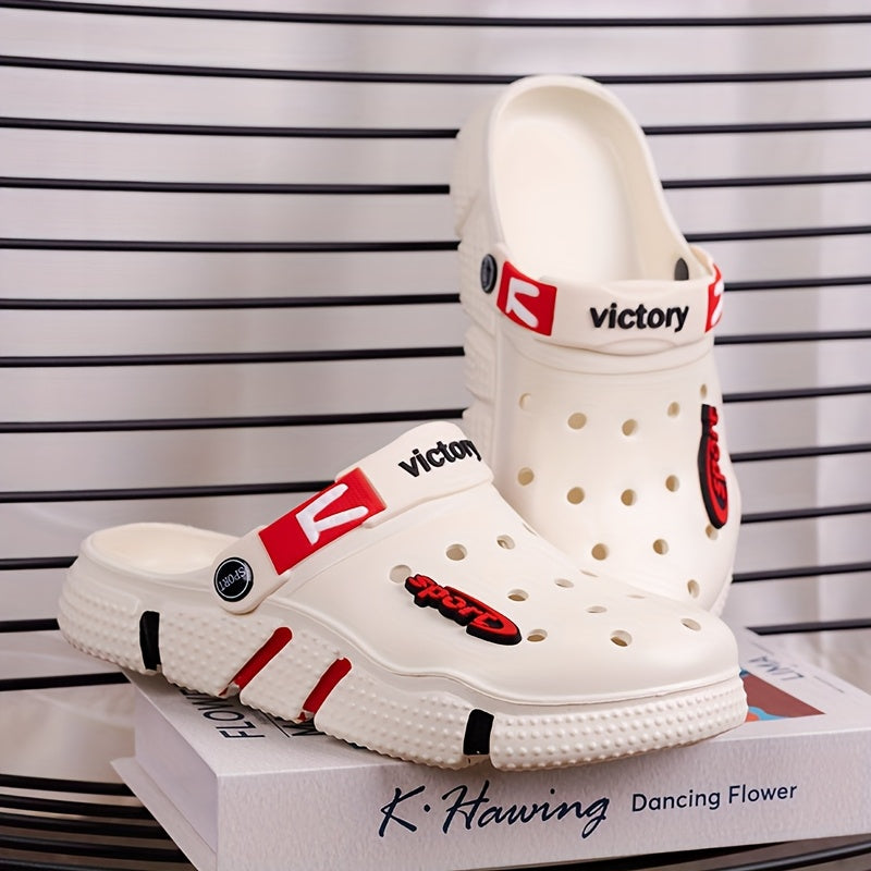 Sandálias leves em EVA para homem e mulher - Calçado de praia respirável para o verão com sola antiderrapante, design casual sem atacadores para uso exterior e casual, sandálias casuais | Calçado sem atacadores | Sandálias em EVA