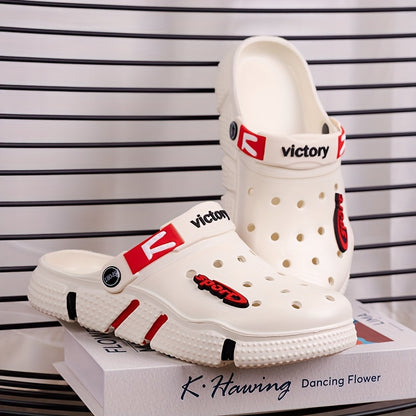 Sandálias leves em EVA para homem e mulher - Calçado de praia respirável para o verão com sola antiderrapante, design casual sem atacadores para uso exterior e casual, sandálias casuais | Calçado sem atacadores | Sandálias em EVA