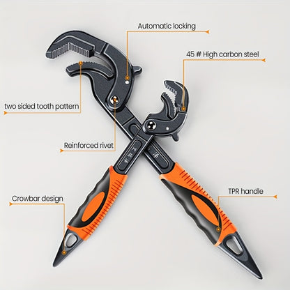 Universal Wrench Multifunctional Opening Wrench Adjustable Ratchet Spanner Hand Repair Tools