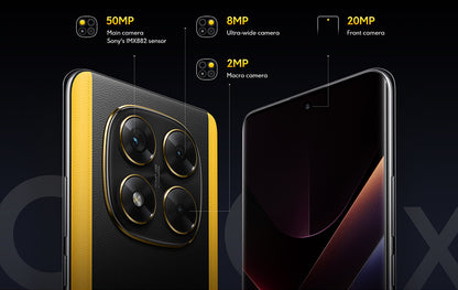 Xiaomi Poco X7 Smartphone, 12GB+512GB, 50 MP Main Camera with OIS, 5110 mAh Battery