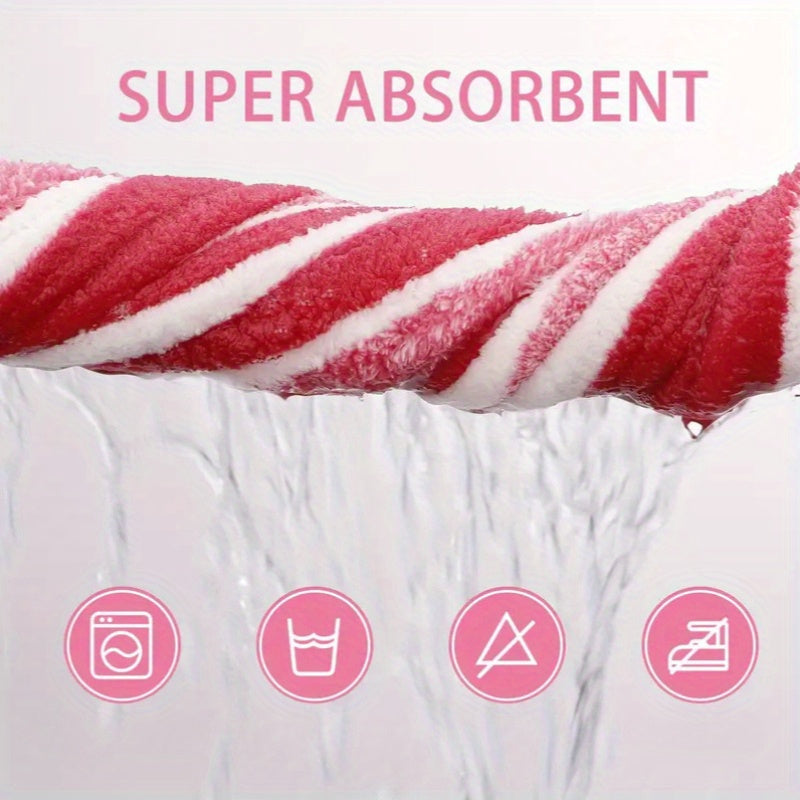 8pcs Set of Lint-Free, Super Absorbent And Super Soft Five-Star Hotel Standard Two-Color Striped Bath Towel Set, Including 2 Large Bath Towels, 2 Large Face Towels And 4 Hand Towels - Quick Drying | with Hanging Loop | Light