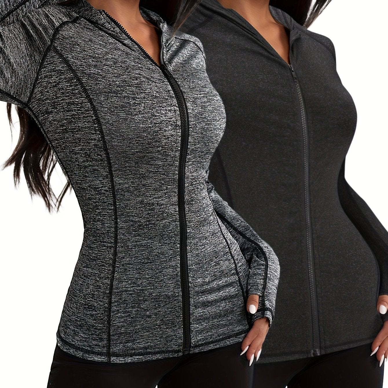 Conjunto de duas peças feminino casual desportivo