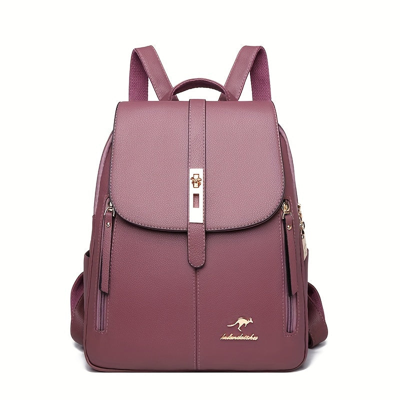 HKAAO Large Capacity Backpack (Unisex) - Stylish Black Travel & Commuter Bag with Multiple Compartments, Adjustable Shoulder Strap, Safe Travel Bag | Minimalist Backpack | Textured Finish, Travel Backpack