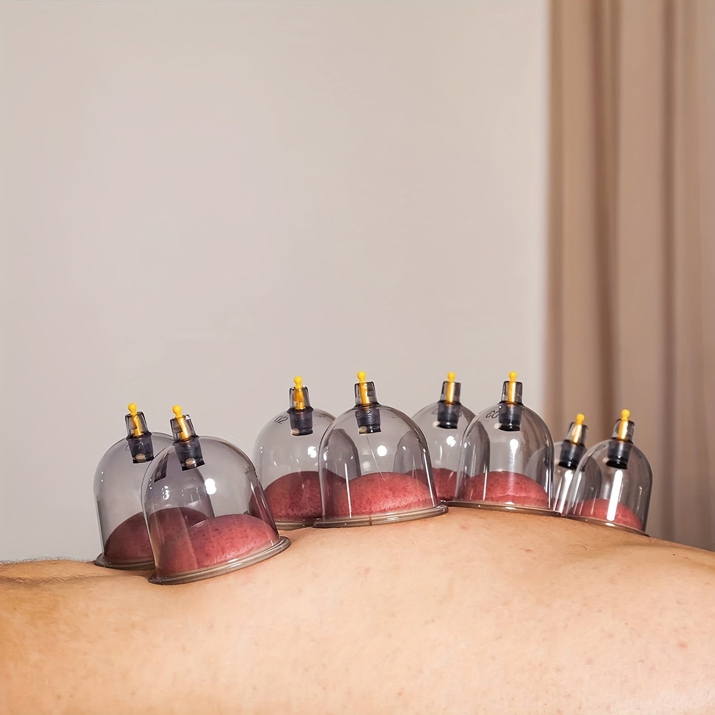 Professional Cupping Set with Pump, Vacuum Suction Cups, Home Use Cupping Kit for Massage