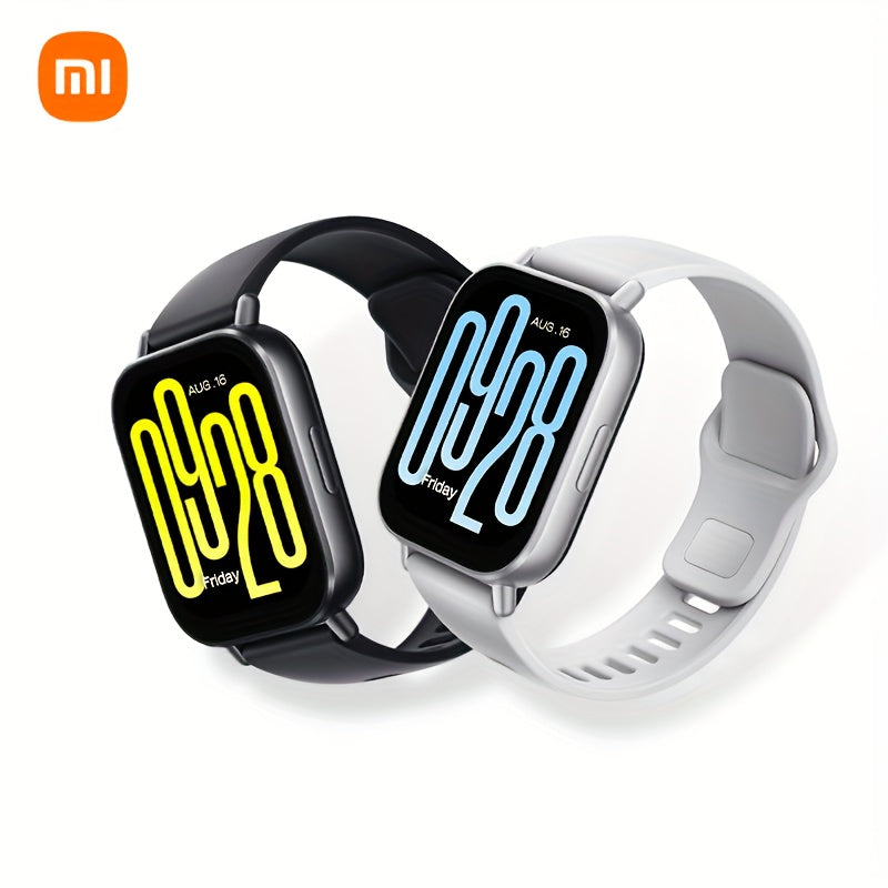 Redmi Watch 5 - 5.08cm LCD Display, Wireless 5.3, 470mAh Long Battery Life, Camera Control, Alexa Voice Assistant, USB Charging, Black TPU Band, Sleek Smartwatch | High-Resolution Screen, Smartwatch For Android, Smartwatch Fo