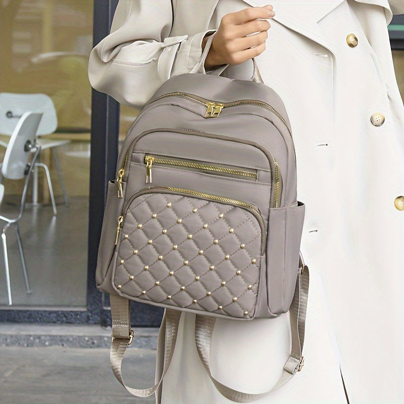 Casual Style Large Capacity Backpack with Adjustable Strap - Lightweight, Durable, Multi-Pocket Design, Zipper Closure, Polyester Lining, Perfect for Commute & Travel, Commute Backpack|Casual Style Backpack|Durable Backpack