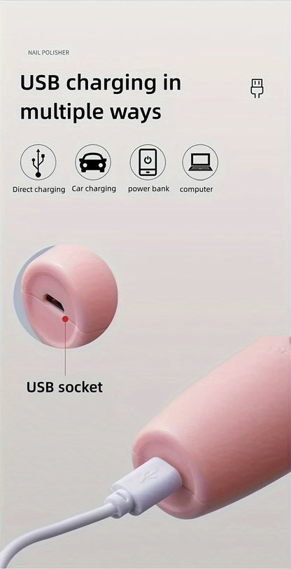 Feet Callus Remover, Portable Rechargeable Foot File Pedicure Tools With Foot Grinder