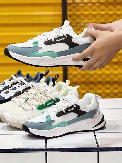 Sapatos desportivos casuais para homem estilo "dad shoes"