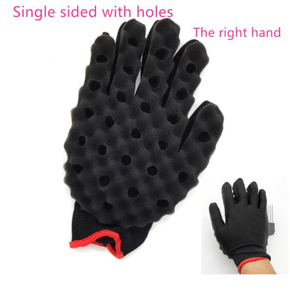 Afro Twist Hair Comb Twist Wave Barber Tool Twist Brush Curl Comb Twist Hair Sponge Twist Wave Curl Brush Comb Twist Hair Coils Comb for Natural Hair Perm comb set, sponge shaped comb, steel needle insertion comb, curling glo