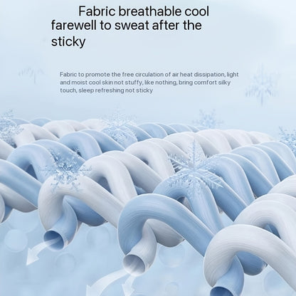 2pcs 3D Tactile Cool Ice Pillow Ice SPA Pillow Breathable Cervical Spine Cool Pillow High-end Hotel-grade Pillow Sleep Without Collapsing 3D Memory Rebound Technology Perfect Holiday Gift for Parents and Friends High-end gift