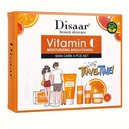 Vitamin C & Hyaluronic Acid Facial Care Set, Hydrate, Moisturize & Firm Skin - Perfect Gift For Any Occasion Gifts Father's Day Gift