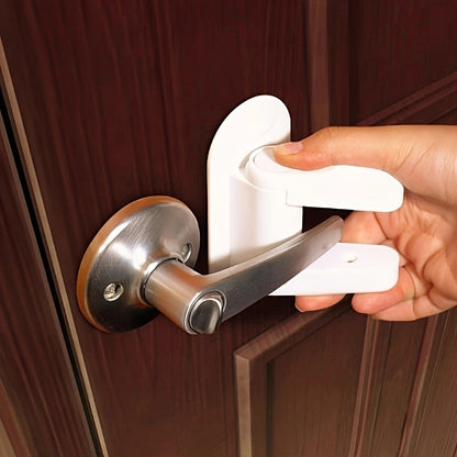 1pc Safety Door Opening Protection Lock Handle Safety Lock Anti-Theft- No Tools Required!