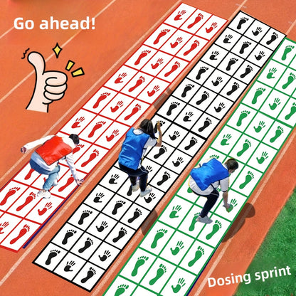 1pc 100.0cm*3.0meter Hands-Feet Dynamic Washable Game Set, Foldable, Ease to Carry, Perfect for Outdoor Adventures, Team Building & Family Fun