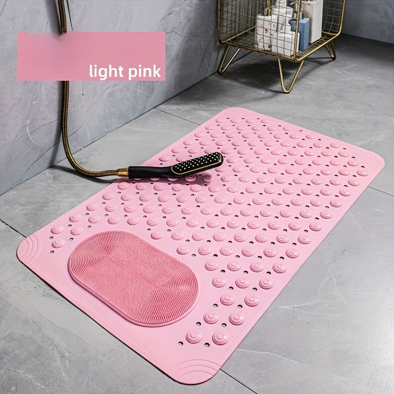 Available in 5 colors, bathroom anti-slip massage mat, hotel shower floor mat, toilet mat, shower bath rug, home massage pad