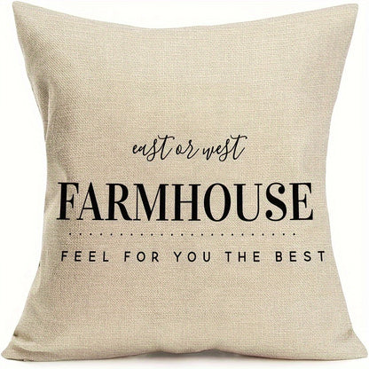 4pcs-Home Sweet Home Pillow Set Warm Inspirational Quotes Cushion Set Farmhouse Pillow Set Suitable for Sofa Decoration