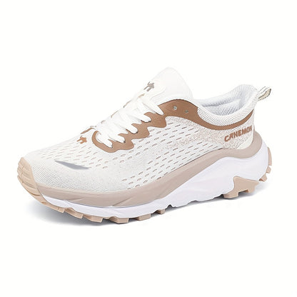 CANEMON Men's Lightweight Cushioned Running Shoes with MD Sole, Grey//Yellow Low-Top Sneakers - All-Season Comfort, Shock-Absorbing Tread Traction for Gym, Jogging, Gymnastics & Casual Wear - Breathable Sneakers, Running Shoe