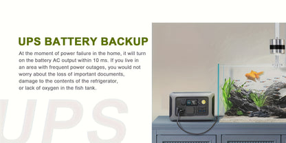 ALLPOWERS R600 299Wh Portable Power Station LiFePO4 Battery AC Output Solar Generator with 600 W Batteries, 0-100% Quick Charge In 1 Hour for Camping, Motorhome, Emergency, RV, Portable Generator for Camping, Solar Battery, G