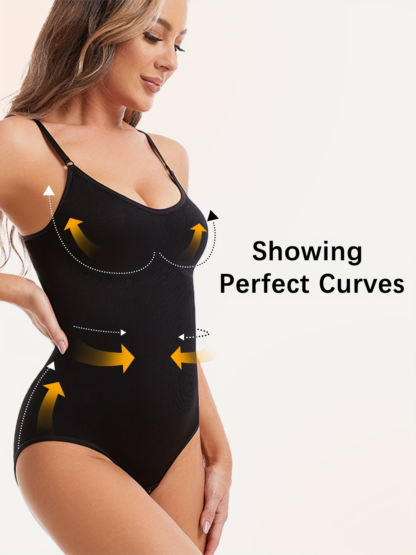 3pcs Seamless Body Shaping Bodysuits With Tummy Control, Buttock Lifting, And Hip Slimming Features
