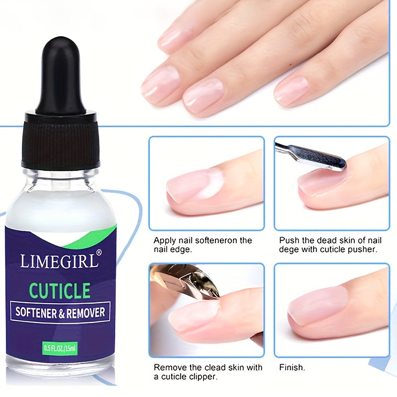 Manicure Dead Skin Softening Nail Anti-Stick Fixing Finger Nail Salon Care Tool Nail Oil