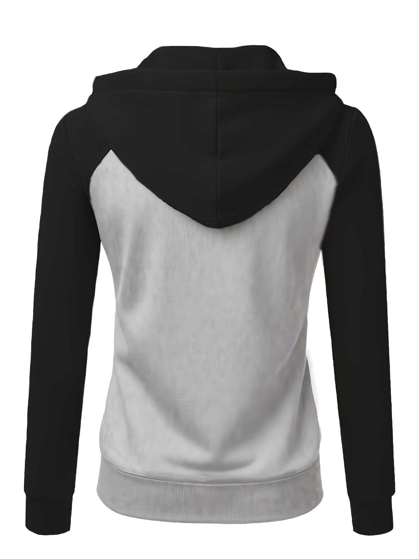 Women's Elegant Zip-Up Hooded Jacket - Slim Fit Winter Coat with Full-Zip Front Closure, Side Pockets - Machine Washable Outerwear for Office, Casual, Formal Events - Available Now!, Office Wear, Sleek Design, Soft Fabric, Fa