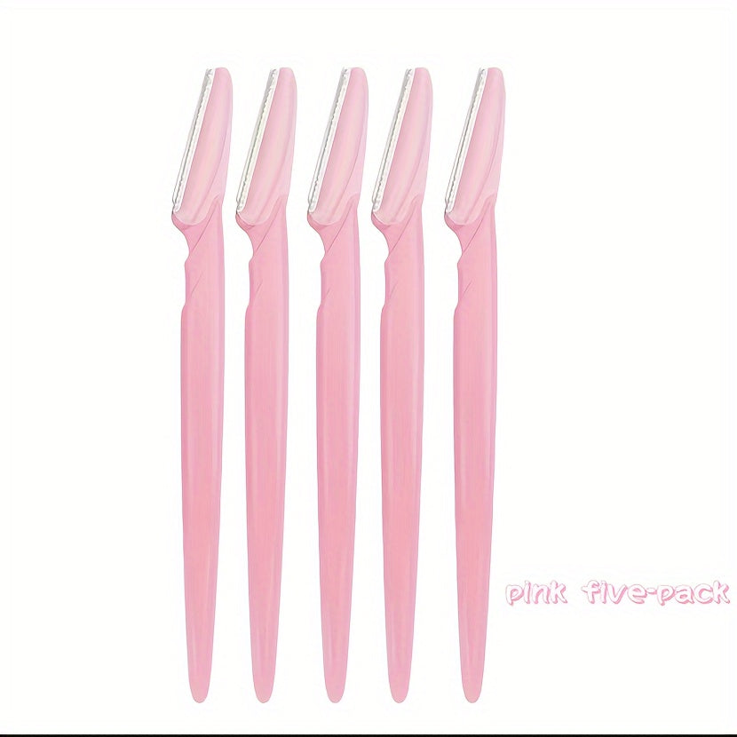 3-24pcs Eyebrow Razor Shaper Set, Facial Hair Remover Trimmer Grooming Kit for Women and Men, Stainless Steel, Non-Electric, No Battery Required, with Various Colors for Versatility