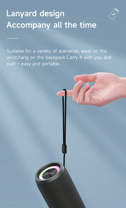 ZEALOT S51 Pro Wireless Speakers, Outdoor Portable Subwoofer Speaker, Wireless Speaker, Dual Pairing, Booming Bass, Charging Cable And Aux Cable, Connect with Mobile Phone/Tablet/TV, for Home, Car, Outdoor, Camping