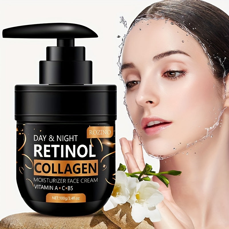 Instant 4pcs Retinol Skincare Set Firming, Moisturizing &amp; Firming, Includes Caffeine Eye Cream, Face Cream, Moisturizing Cream, Facial and Neck Care Stick, farewell to dry, dullness, and sagging, instant touch Lift, deeply hy