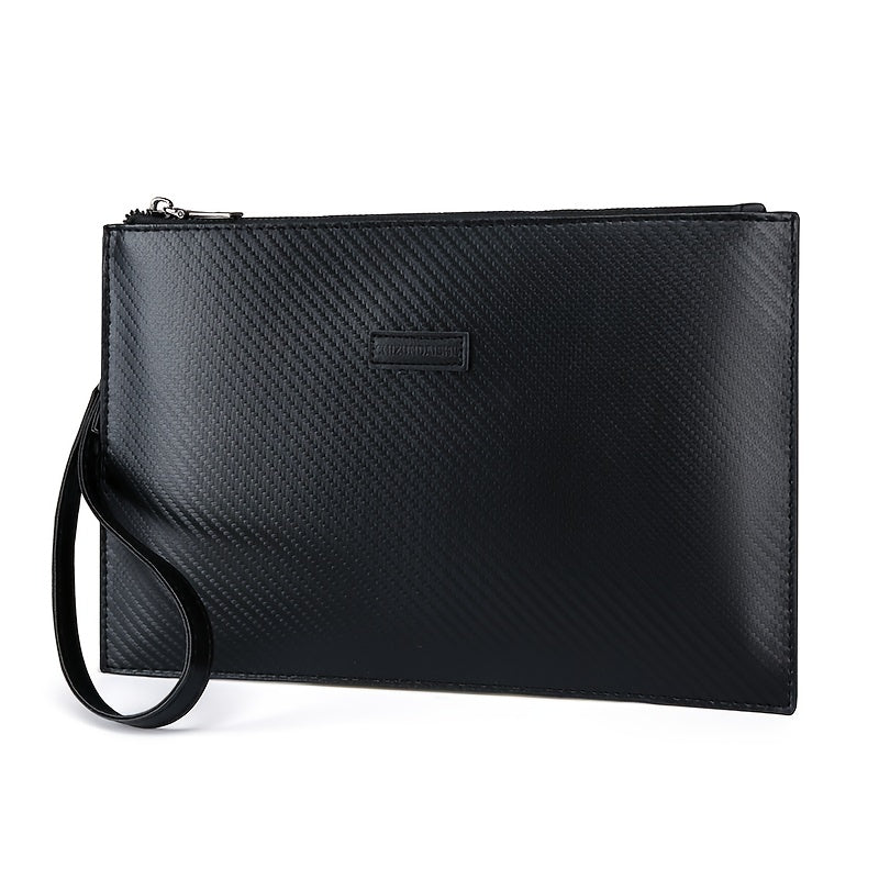 Stylish Black Synthetic Wallet Clutch with Golden-Tone Hardware - Compact Everyday Carry for Men & Women, Durable & Versatile Design for Daily Commute, Work, or Casual Outings, Everyday Wallet | Minimalist Wallet | Synthetic