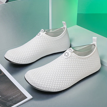 Calçado de praia, ideal para caminhadas, com sola plana antiderrapante, adequado para natação, surf, passeios de barco e pesca - perfeito para atividades na praia e em riachos, bem como aventuras ao ar livre.