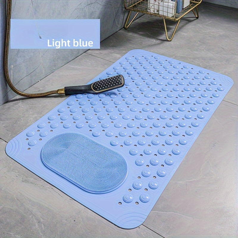 Available in 5 colors, bathroom anti-slip massage mat, hotel shower floor mat, toilet mat, shower bath rug, home massage pad