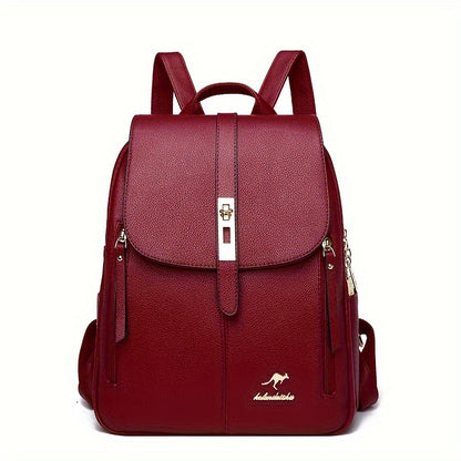 HKAAO Large Capacity Backpack (Unisex) - Stylish Black Travel & Commuter Bag with Multiple Compartments, Adjustable Shoulder Strap, Safe Travel Bag | Minimalist Backpack | Textured Finish, Travel Backpack