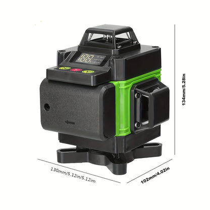 Lixada 4D 16 Lines Laser Level 3° Self-leveling Machine USB Rechargeable Lithium Battery Leveling Tool With Vertical Horizontal Tilt Lines