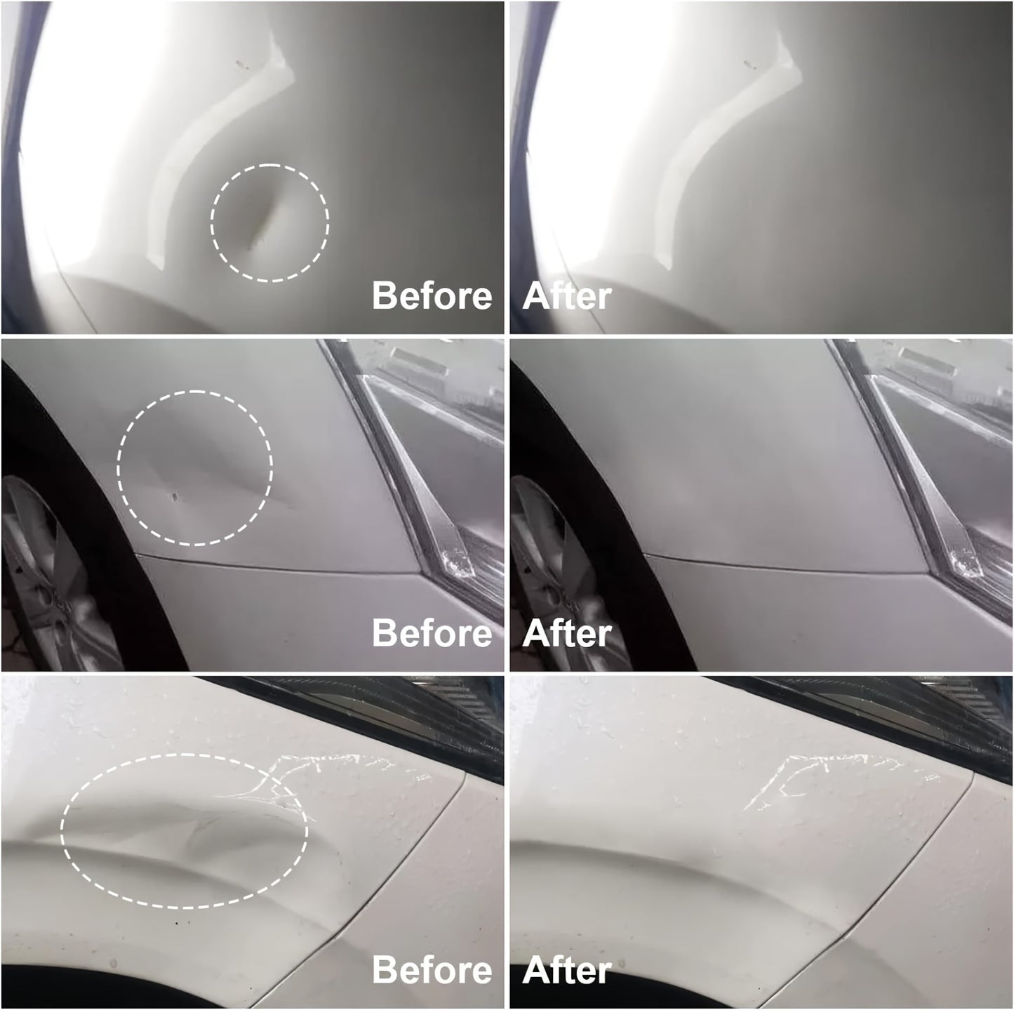 Car Body Sheet Metal Paintless Dent Plastic Puller Kit Auto Hail Pit Removal Repair Tools Hot Multiple Sizes Suction Cup Set