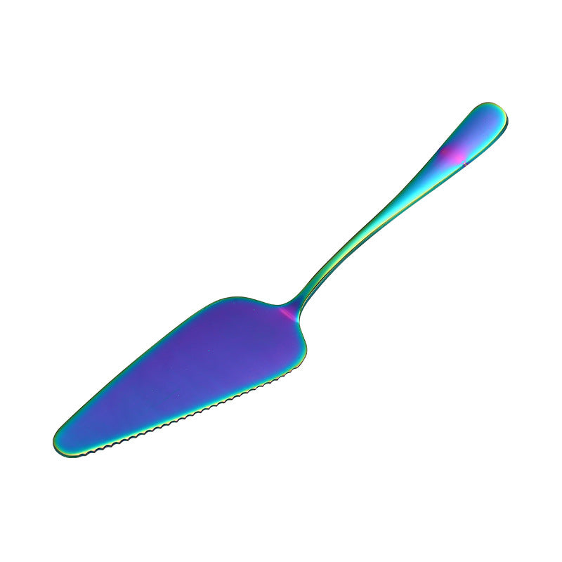 1pc Stainless Steel Cake Shovel, Cake Cream Serrated Edge Baking Tool, Kitchen Gadgets
