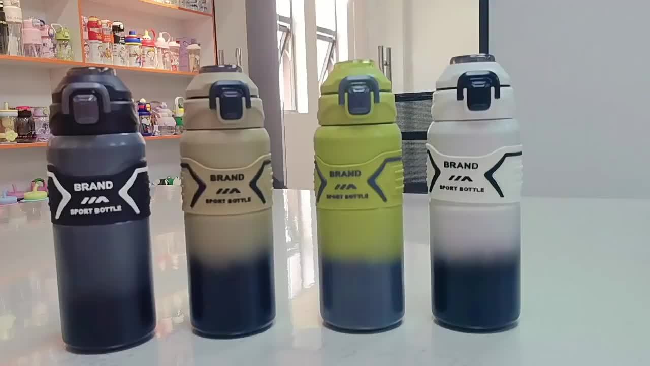 1 Large Capacity 316 Stainless Steel Insulated Sports Water Bottle, 670ml/22oz Portable Carry Handle Vacuum Insulated Bottle, Outdoor Travel Camping Hiking Gym Drinking Cup with Leakproof Anti-Slip Design and Flip Lid - Perfe