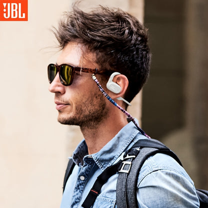 2024 New JBL Soundgear sense Open Wireless Earphones Bone Conduction Sports Running Headphones, Wireless Earbuds, HIFI Sound Quality, HD Calling, 1200mAh Rechargeable Battery, Wireless Connectivity