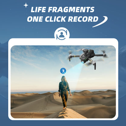 GD95 Quadcopter Drone, Foldable Drone, Drone with 480P Camera, with Gesture Selfie/altitude Hold/one-button Start/with Optical Flow Hovering Function, A Gift for Lovers/family/friends