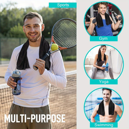 4pcs Microfiber Gym Towels for Men & Women - Quick Dry, Super Absorbent Sports Towel Set for Fitness, Yoga, Golf, Camping - Perfect Gift Idea, Best for Christmas, Perfect for Thanksgiving