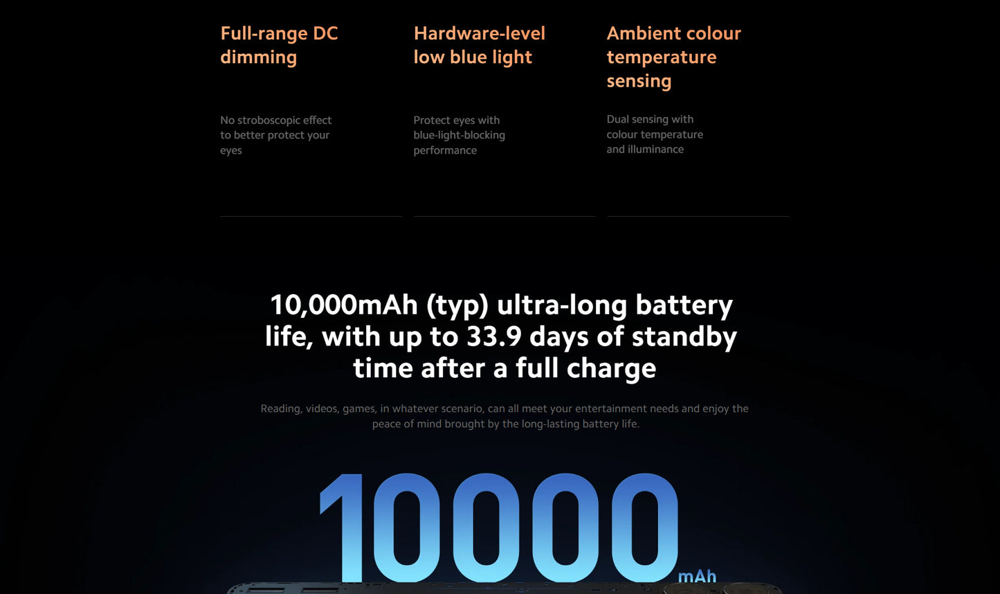 Xiaomi Redmi Pad Pro Tablet 8GB+256GB Charger Noincluded, Snapdragon 7S Gen 2 Octa Core 12.1'' 120Hz Display 10000mAh Battery