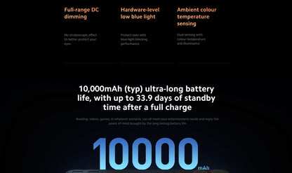 Xiaomi Redmi Pad Pro Tablet 8GB+256GB Charger Noincluded, Snapdragon 7S Gen 2 Octa Core 12.1'' 120Hz Display 10000mAh Battery