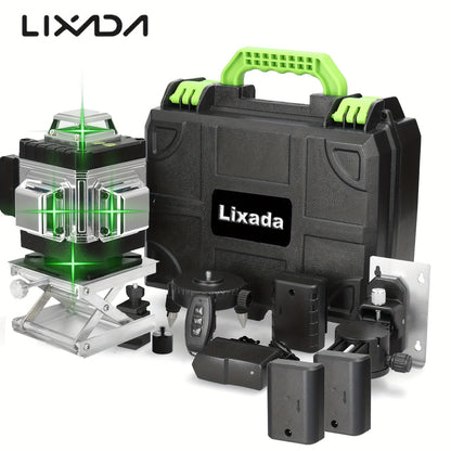 Lixada 4D 16 Lines Laser Level 3° Self-leveling Machine USB Rechargeable Lithium Battery Leveling Tool With Vertical Horizontal Tilt Lines